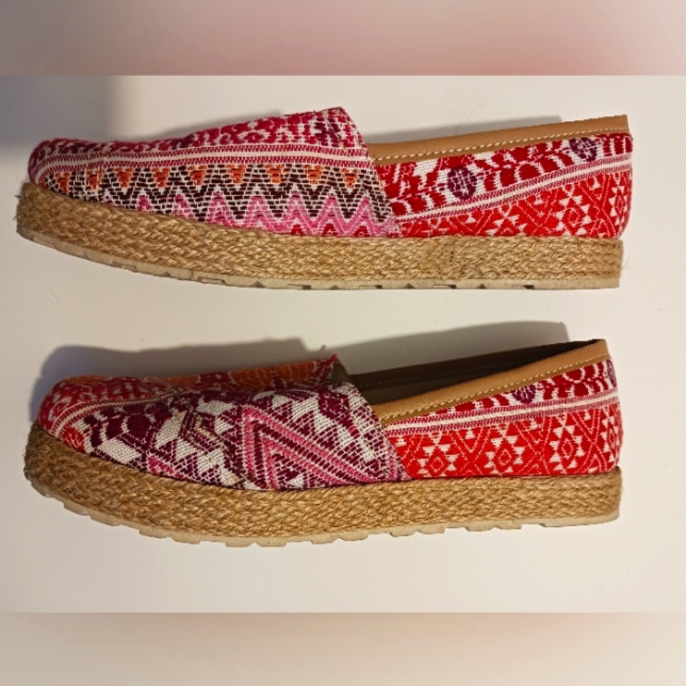Authentic IAM Incas Aztecas Mayas Shoes Woven Espadrilles Sz 10 US/ Mexican 7